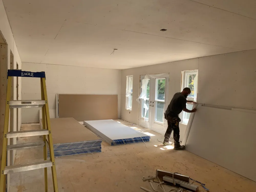 Smooth finished drywall by JP Drywall & Taping Inc. in the North Bay area