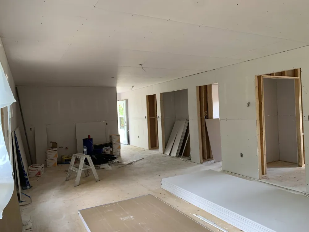 Taped drywall ceiling by JP Drywall & Taping Inc. in North Bay, Ontario