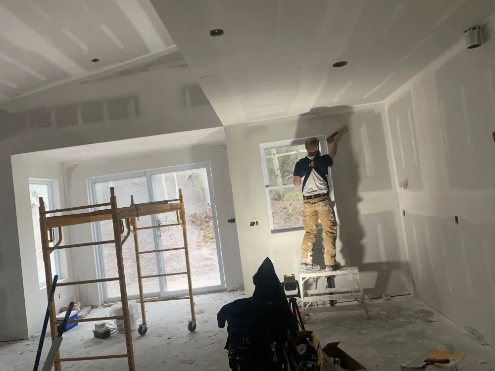 New build drywall by JP Drywall & Taping Inc. in North Bay, Ontario