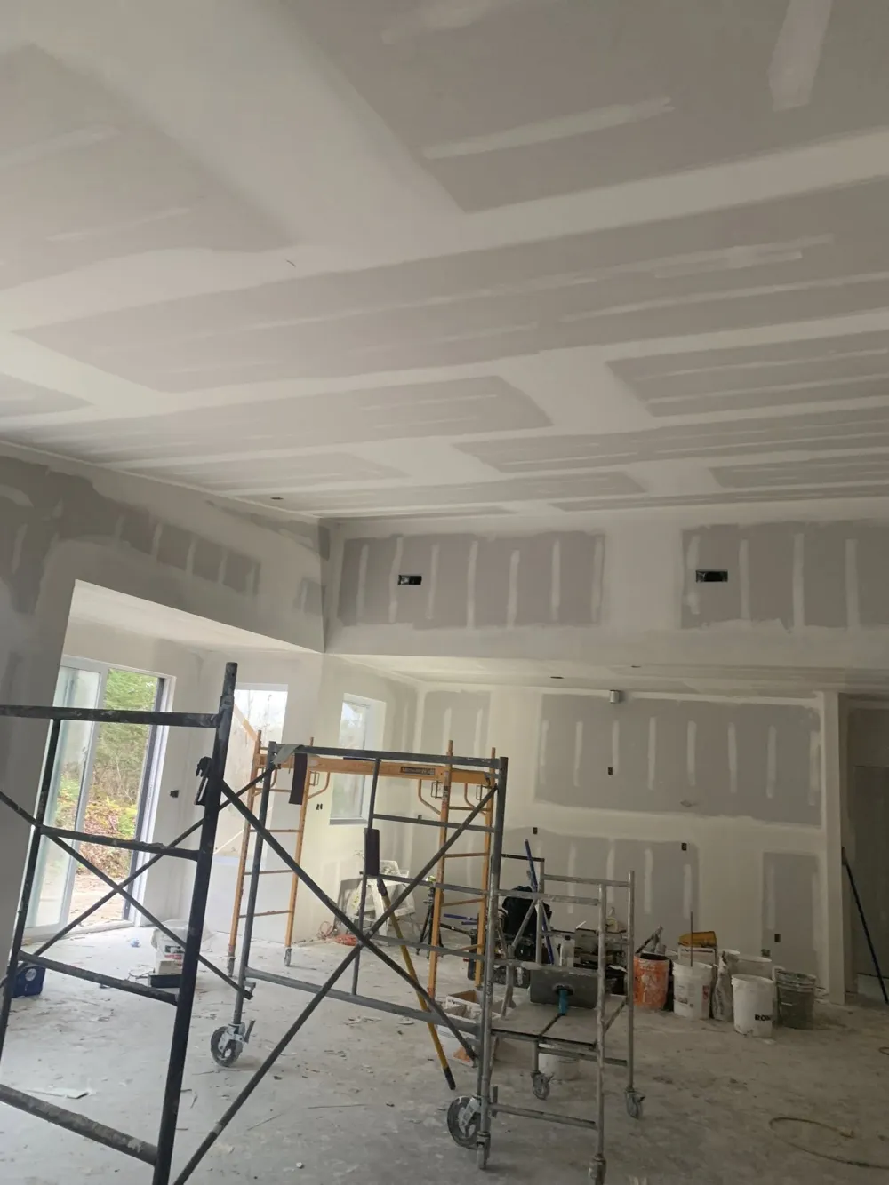 Commercial drywall project by JP Drywall & Taping Inc. in North Bay