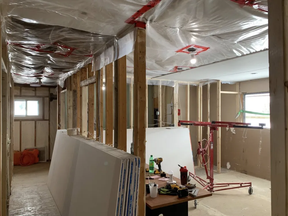 Drywall taping detail by JP Drywall & Taping Inc. in North Bay, Ontario