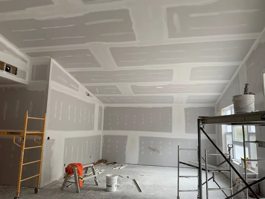 JP Drywall & Taping Inc. drywall on a new build and renovation in the North Bay area